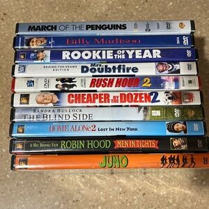 10 DVD Movies LOT